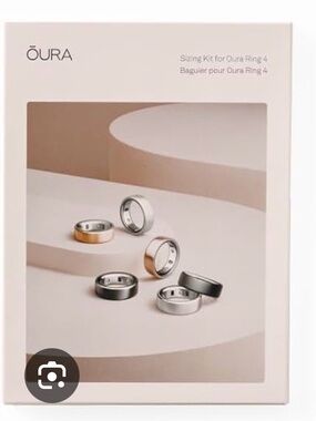 Oura Sizing Kit with Cream Ring Samples